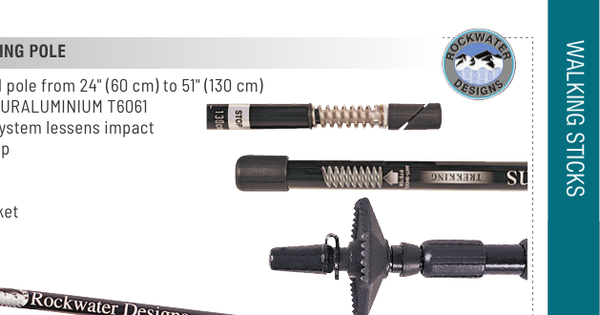 Trekking Pole - Rubber Grip