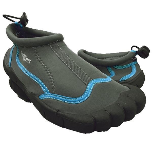 Ladies deckpaw Footloose Water Shoes-Grey/Turquoise