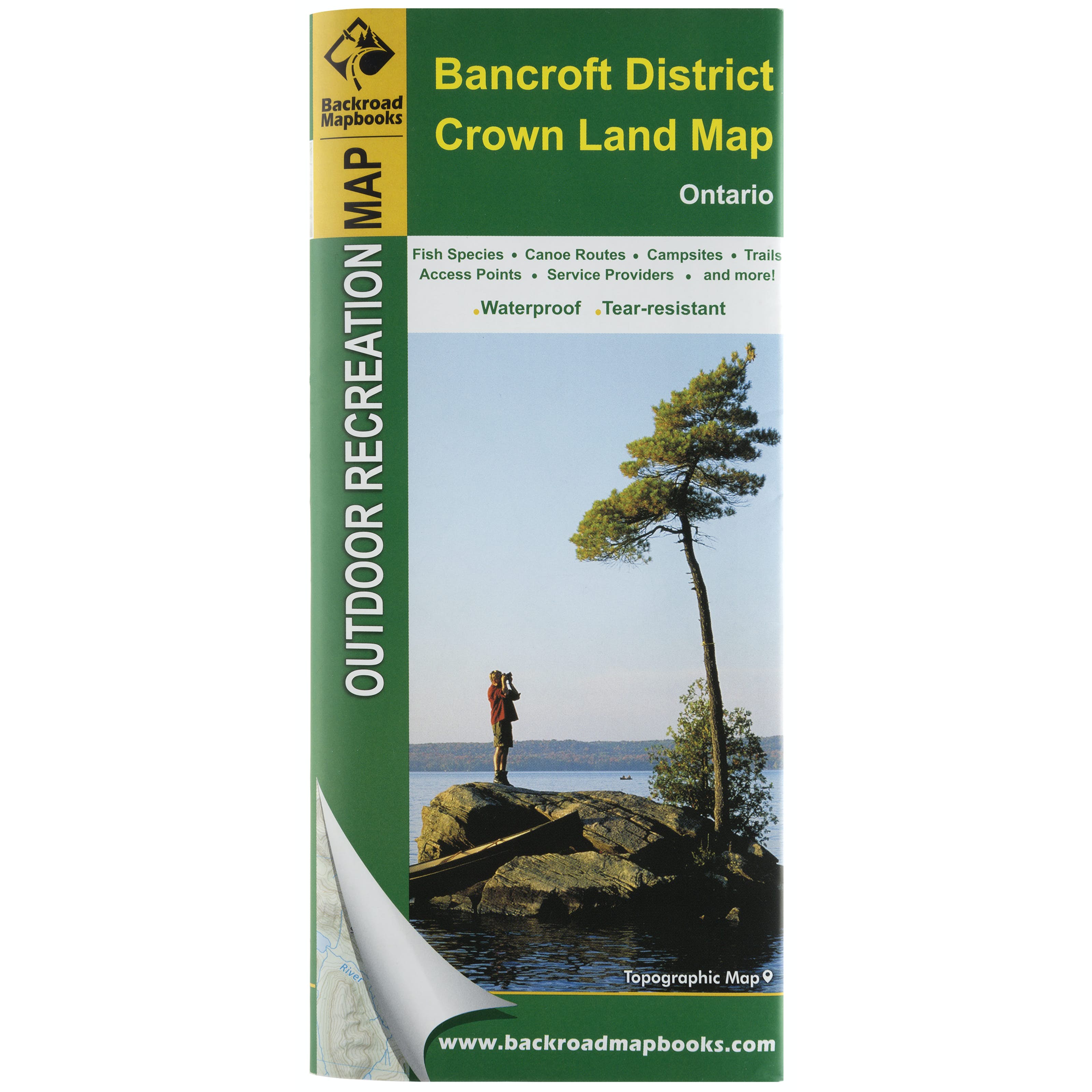 BRMB Bancroft District Crown Land Ontatio Waterproof Map