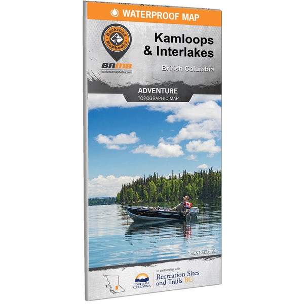 BRMB Kamloops & Interlakes BC Waterproof Map