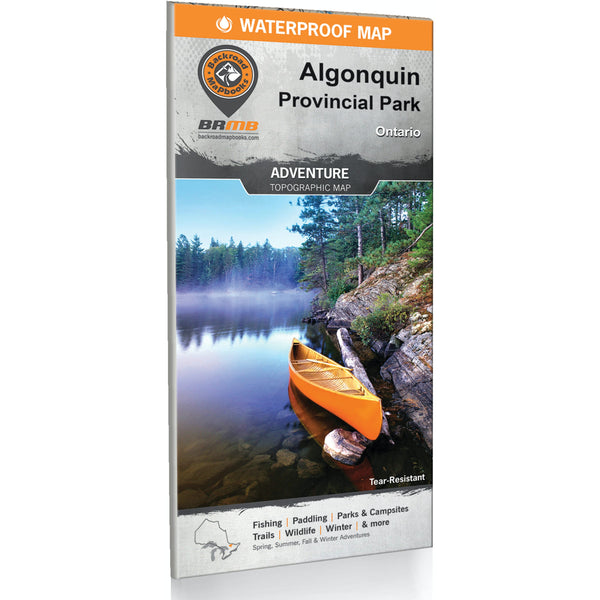 BRMB Algonquin Provincial Park Ontario Waterproof Map