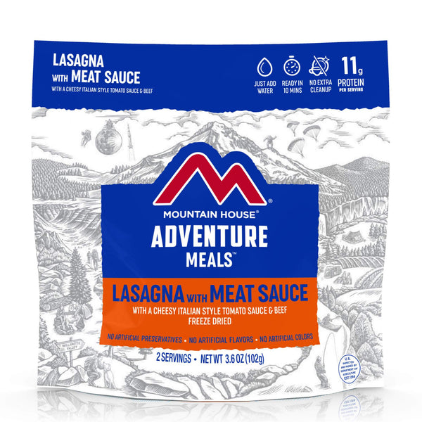 Mountain House Lasagna with Meat Sauce 2021