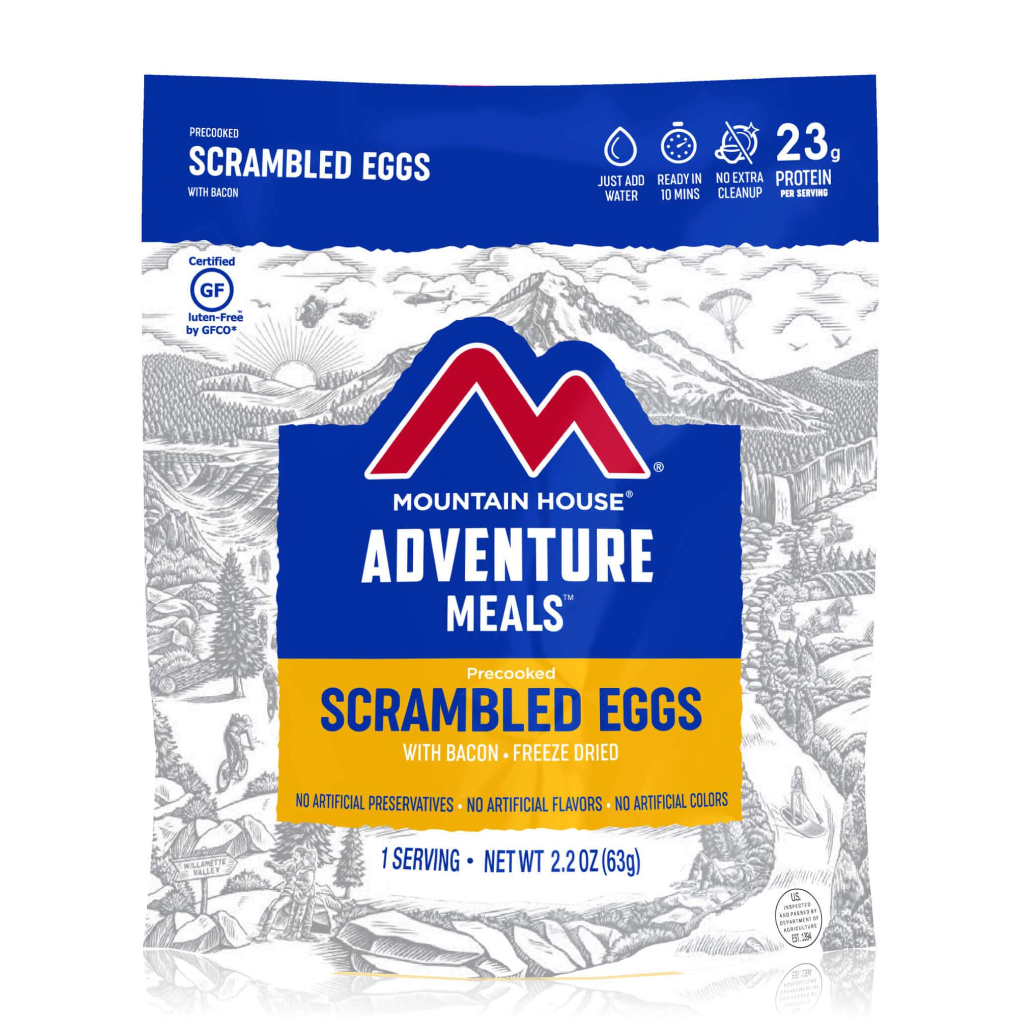 Mountain House Scrambled Eggs with Bacon -(GF) 2021