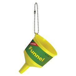Funnel with strainer screen