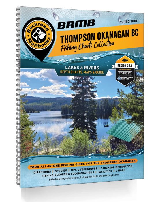THOMPSON OKANAGAN BC FISHING - 1ST EDITION FISHING MAPBOOKS