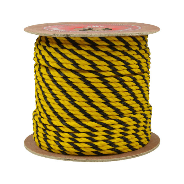 North Water 3/8" Polypro - 1800 lb - Black & Yellow