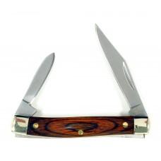 Ruko 2-Bladed Pocket Knife With Pakkawood Scales