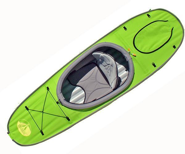 Advanced Elements Advanced Frame Convertible Single Deck or Double Deck Converter Single Deck Converter / Lime Green kayak