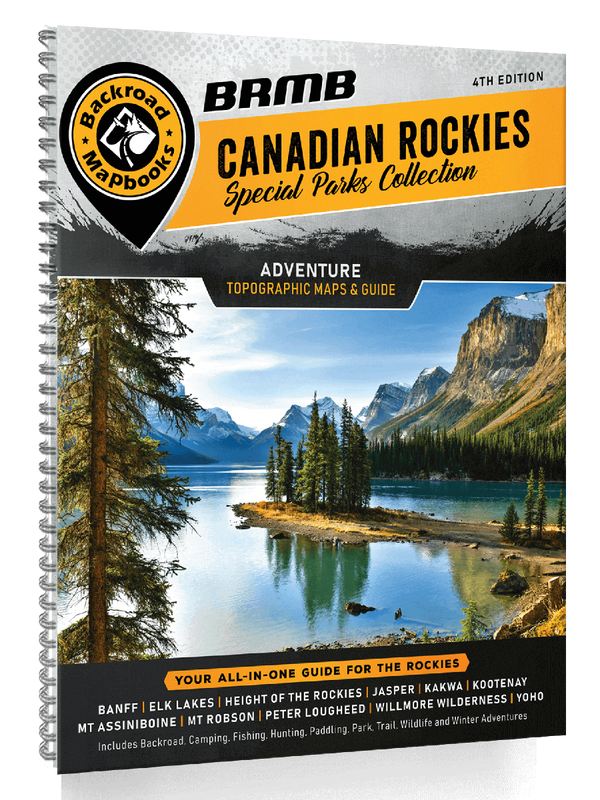 BRMB Canadian Rockies Mapbook 4th Edition