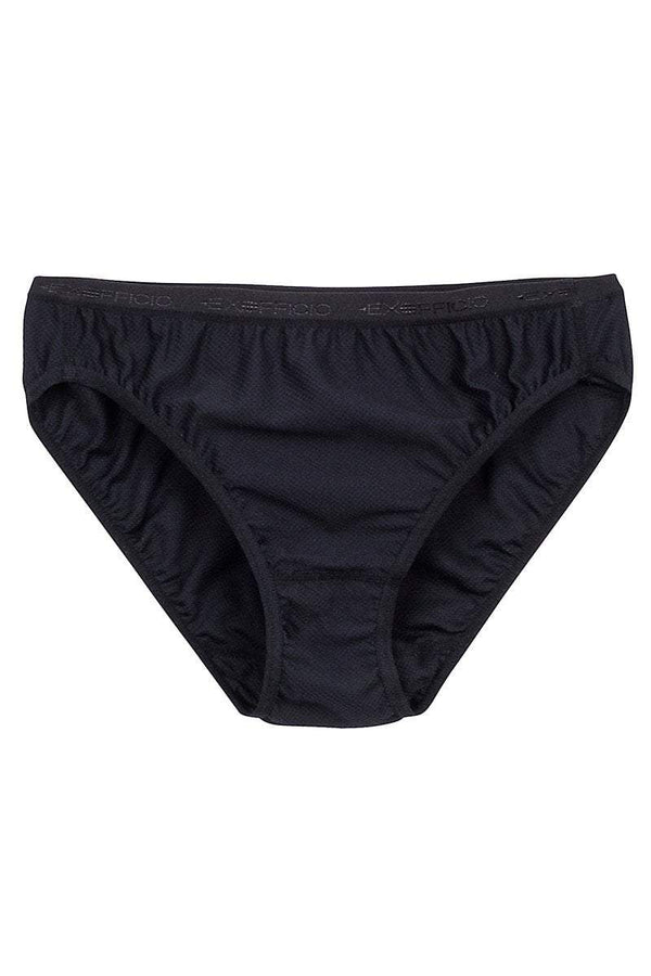 ExOfficio Women's Give-N-Go Bikini Brief - X-Small - Black at  Women's  Clothing store: Bikini Underwear
