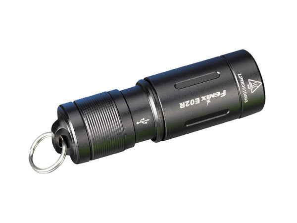 fenix e02r 200 lumen mini rechargeable keychain flashlight Fenix E02R Flashlight