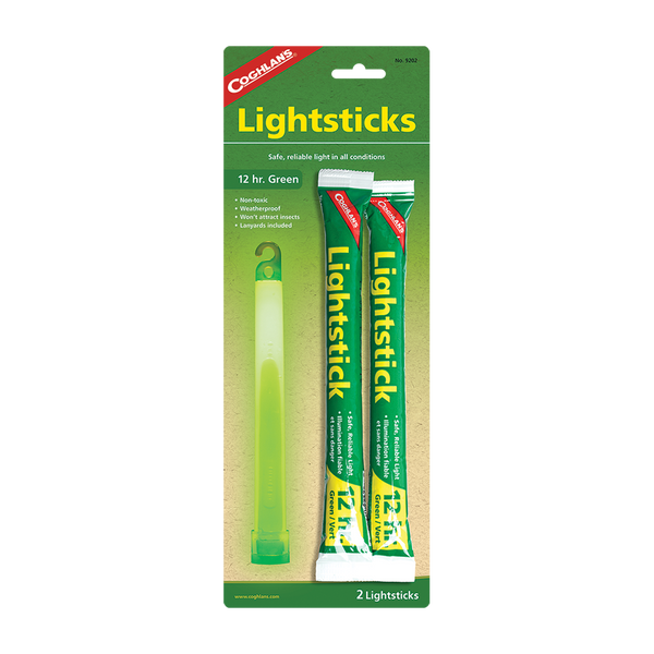 Coghlan's Lightsticks - Green - pkg of 2