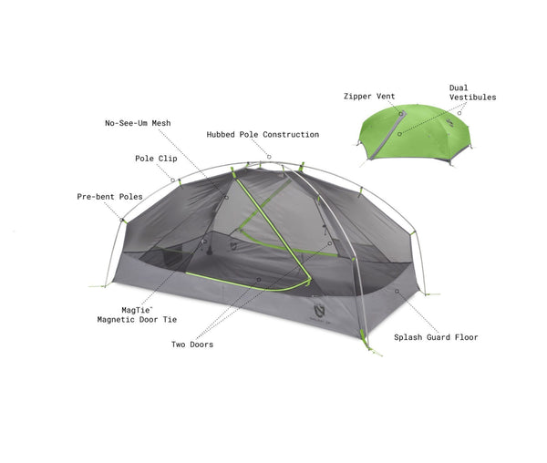 Nemo Nemo Galaxi 3P Tent & Footprint tent