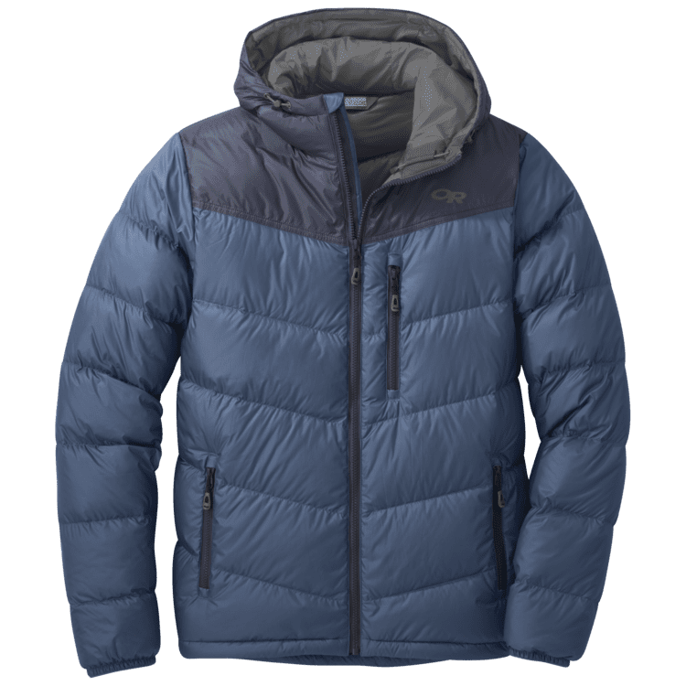 Outdoor Research Outdoor Research Men's Transcendent Down Hoody 2018 Small / Dusk/Naval Blue clothing